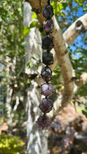 Load image into Gallery viewer, Amethyst Macrame Hanger.