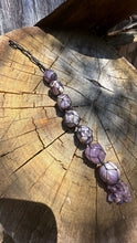 Load image into Gallery viewer, Amethyst Macrame Hanger.