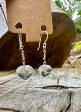 Load image into Gallery viewer, Clear Quartz Hearts With Hill Tribe Silver