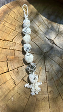 Load image into Gallery viewer, Rainbow Moonstone Macrame Hanger.