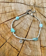 Load image into Gallery viewer, Karen Hill Tribe With Larimar
