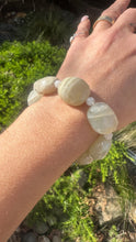 Load image into Gallery viewer, Natural Moonstone Chunky  Bracelet
