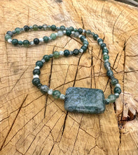Load image into Gallery viewer, Moss Agate Necklace