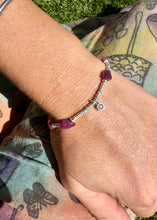 Load image into Gallery viewer, Hill Tribe Silver With Pink Tourmaline