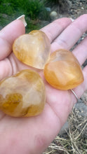 Load image into Gallery viewer, Golden Healer Quartz Hearts