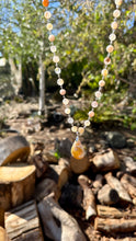 Load image into Gallery viewer, Flower Agate Wire Necklace