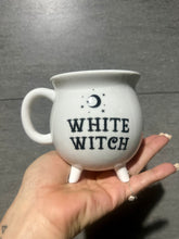 Load image into Gallery viewer, White Witch Cauldron Mug