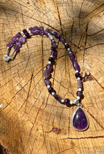 Load image into Gallery viewer, Amethyst Teardrop Necklace