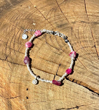 Load image into Gallery viewer, Hill Tribe Silver With Pink Tourmaline
