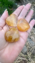 Load image into Gallery viewer, Golden Healer Quartz Hearts
