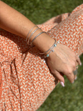 Load image into Gallery viewer, Hill Tribe Silver With Larimar & Pearl Bracelet