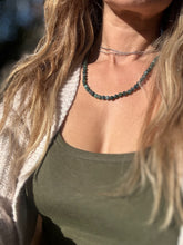 Load image into Gallery viewer, Moss Agate Wrap Bracelet & Necklace.