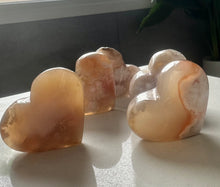 Load image into Gallery viewer, Flower Agate Hearts ~ From $8.50~