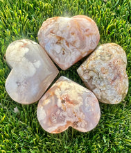 Load image into Gallery viewer, Flower Agate Hearts ~ From $ 19 ~