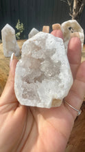 Load image into Gallery viewer, Clear Quartz Geode Towers