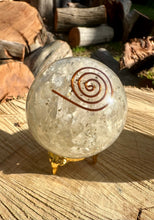 Load image into Gallery viewer, Orgonite Clear Quartz Sphere