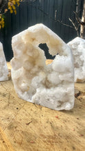 Load image into Gallery viewer, Clear Quartz Geode Tower