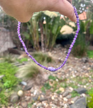 Load image into Gallery viewer, Amethyst With Charoite Choker Necklace
