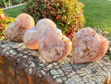 Load image into Gallery viewer, Flower Agate Hearts ~ From $ 19 ~