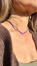 Load image into Gallery viewer, Lepidolite With Charoite Choker Necklace