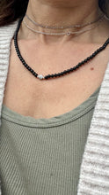 Load image into Gallery viewer, Obsidian Black Wrap Bracelet And Necklace .