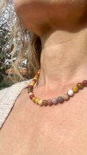 Load image into Gallery viewer, Mookaite Necklace ( 8mm Beads )