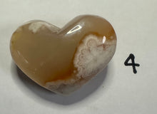 Load image into Gallery viewer, Flower Agate Hearts ~ From $8.50~