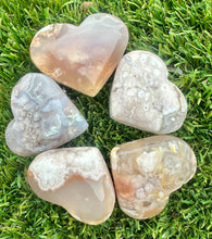Load image into Gallery viewer, Flower Agate Hearts ~ From $8.50~
