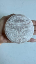 Load image into Gallery viewer, Selenite Dragonfly Disc