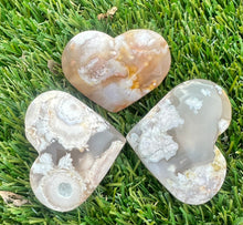 Load image into Gallery viewer, Flower Agate Hearts ~ From $ 12 ~
