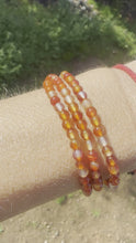 Load and play video in Gallery viewer, Carnelian Wrap Bracelet &amp; Necklace

