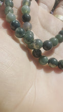 Load and play video in Gallery viewer, Moss Agate Wrap Bracelet &amp; Necklace.
