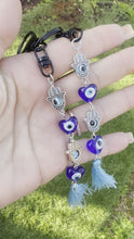 Load and play video in Gallery viewer, Evil Eye Key Charm.
