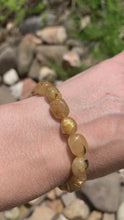Load and play video in Gallery viewer, Golden Rutilated Quartz Bracelet
