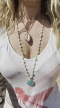 Load and play video in Gallery viewer, Amazonite Wire Necklace.
