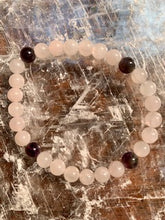 Load image into Gallery viewer, Rose Quartz & Amethyst Bracelet