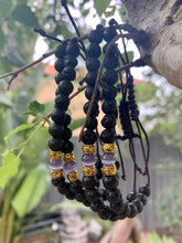 Load image into Gallery viewer, Lavastone With purple cats eye .