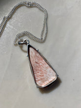 Load image into Gallery viewer, Scolecite Sterling Silver Pendant.