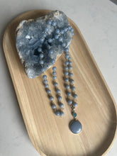 Load image into Gallery viewer, Angelite Wire Necklace With Pendant