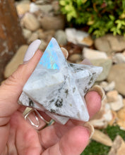 Load image into Gallery viewer, Rainbow Moonstone Merkaba.