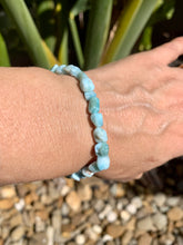 Load image into Gallery viewer, Larimar Nugget Bracelet