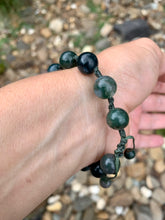 Load image into Gallery viewer, Moss Agate String Bracelet