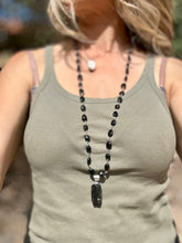 Load image into Gallery viewer, Black Tourmaline Wire Necklace