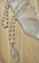 Load image into Gallery viewer, Selenite Wire Necklace.