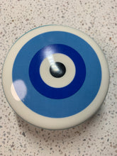 Load image into Gallery viewer, Blue Evil Eye Trinket Jar
