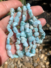 Load image into Gallery viewer, Larimar Nugget Bracelet