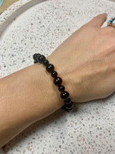 Load image into Gallery viewer, Black Obsidian & Black Onyx Bracelet