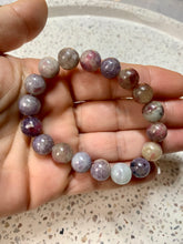 Load image into Gallery viewer, Purple & Red Tourmaline Bracelet.