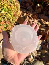 Load image into Gallery viewer, Selenite Candle Holder