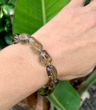 Load image into Gallery viewer, Smokey Quartz Nugget Bracelet.